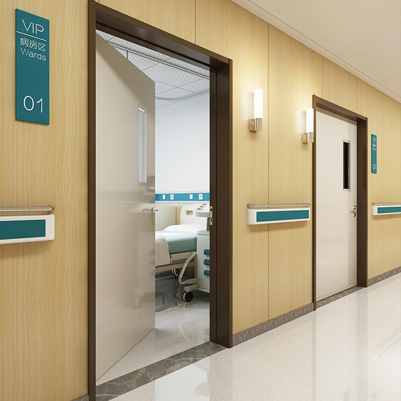 Porte battante en acier