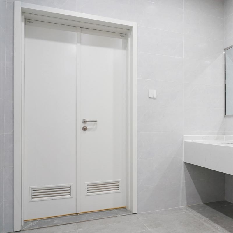 Porte battante en acier pour toilettes Porte battante en acier pour toilettes